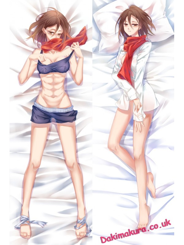 Attack on Titan Anime Mikasa Ackerman Dakimakura Japanese Pillow Cover