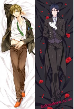 Black Butler Sebastian Michaelis Anime Dakimakura Japanese Pillow Cover