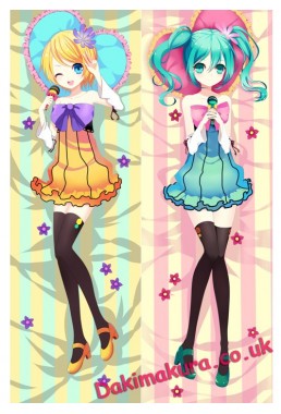 Vocaloid Hatsune Miku -Kagamine Rinlen Anime Dakimakura Japanese Pillow Cover