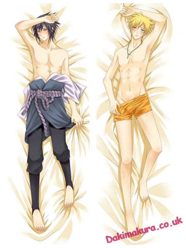 Naruto and Sasuke - Naruto Male Anime Dakimakura Japanese Hugging Body Pillow Cover