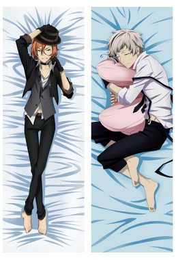 Chuuya Nakahara and Atsushi Nakajima - Bungou Stray Dogs Anime Dakimakura Japanese Hugging Body Pillow Covers