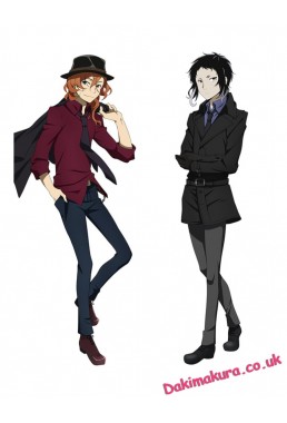 Chuuya Nakahara and Ryuunosuke Akutagawa - Bungou Stray Dogs Male Anime Dakimakura Outlet Hugging Body Pillow Covers