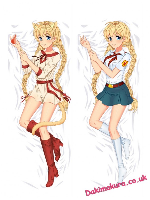 Cute Blonde Anime Dakimakura Japanese Hugging Body Pillow Cover