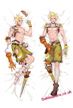 Junkrat - Overwatch Male Anime Dakimakura Japanese Hugging Body Pillow Cover