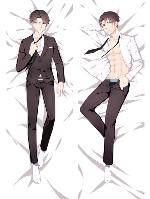 Levi Ackerman - Attack on Titan Male Anime Dakimakura Japanese Hugging Body Pillow Cover