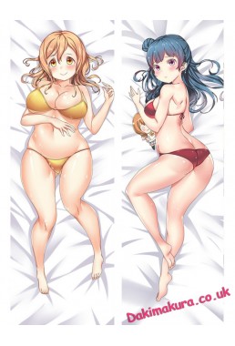 HANAMARU KUNIKIDA AND YOSHIKO TSUSHIMA - LOVE LIVE! SUNSHINE!! ANIME DAKIMAKURA COVER