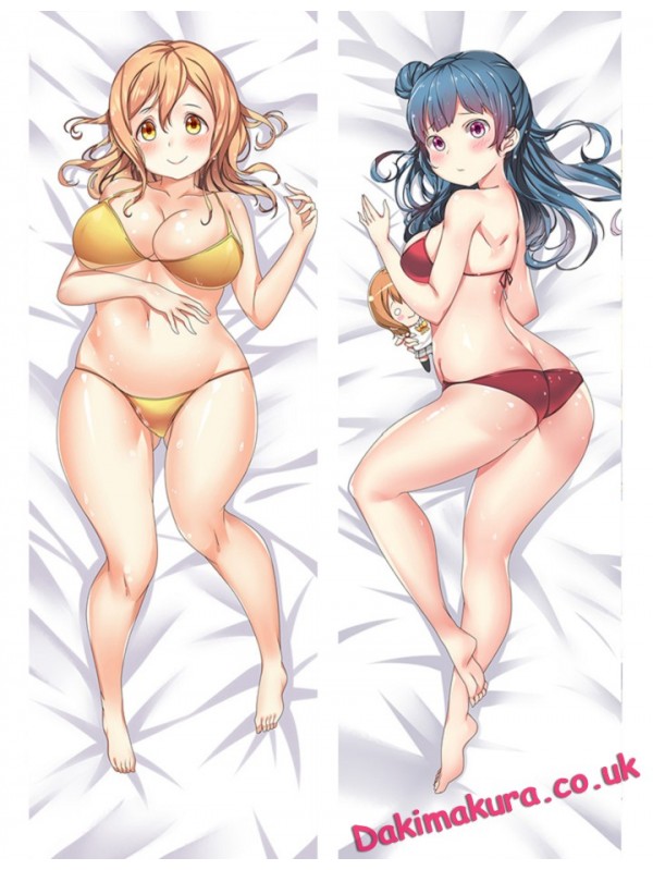 HANAMARU KUNIKIDA AND YOSHIKO TSUSHIMA - LOVE LIVE! SUNSHINE!! ANIME DAKIMAKURA COVER