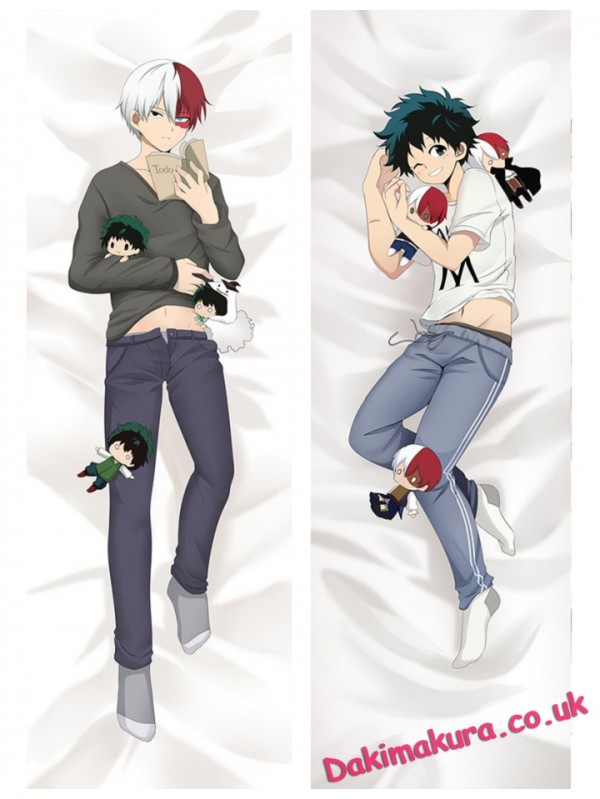 NEW SHOUTO TODOROKI AND IZUKU MIDORIYA - BOKU NO HERO ACADEMIA MALE ANIME DAKIMAKURA PILLOW COVER