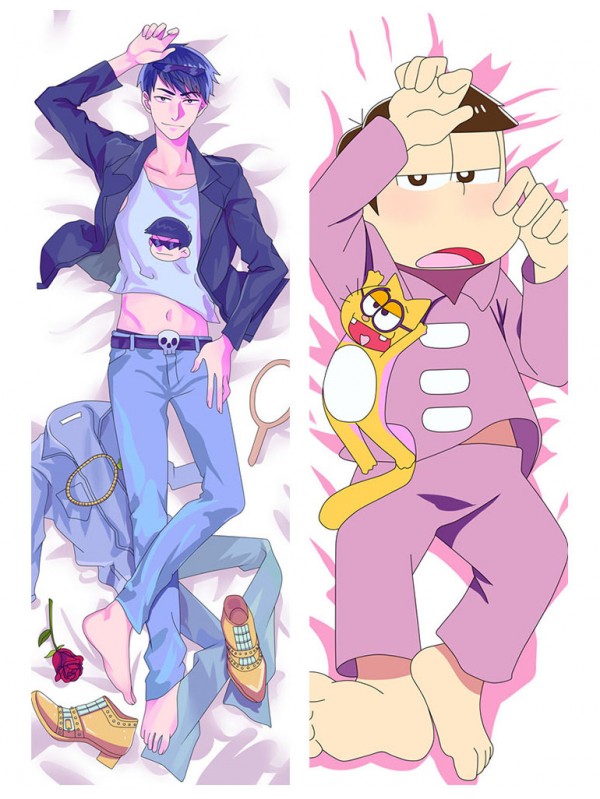 Osomatsu-kun Male Anime Dakimakura Japanese Hugging Body Pillow Cover