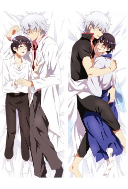 Shinpachi Shimura and Gintoki Sakata - Gintama Male Anime Dakimakura Japanese Hugging Body Pillow Cover