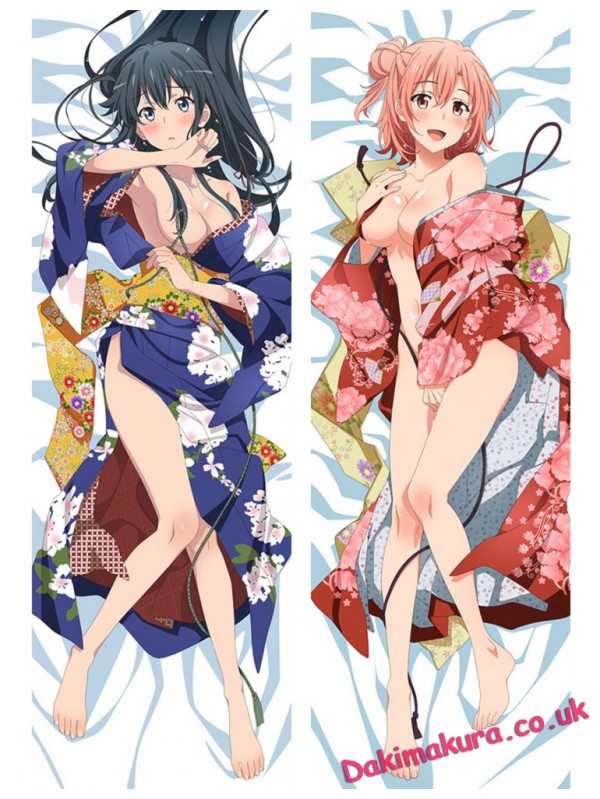 Yukino Yukinoshita and Yui Yuigahama Yahari Ore no Seishun Love Comedy wa Machigatteiru Anime Dakimakura Body Pillow Cover