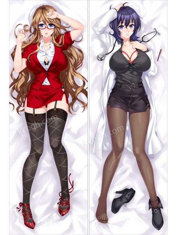 Erotic love sister Mr sensei Ayaka und Rika Japanese hug dakimakura pillowcase