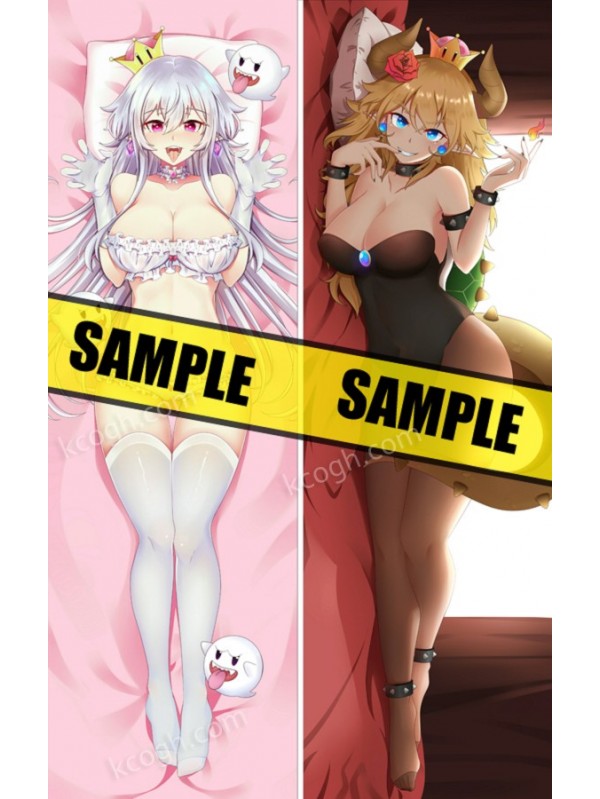 Super Mario Bowsette Princess Bowser Dakimakura 3d japanese anime body pillowcase