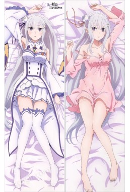 Re-Zero Starting Life in Another World Emilia Japanese big anime hugging pillow case