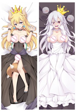 Super Mario Bowsette Princess Bowser Dakimakura 3d pillow japanese anime pillowcase