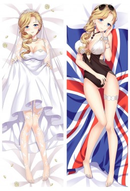 Hood - Azur Lane Full body waifu japanese anime pillowcases