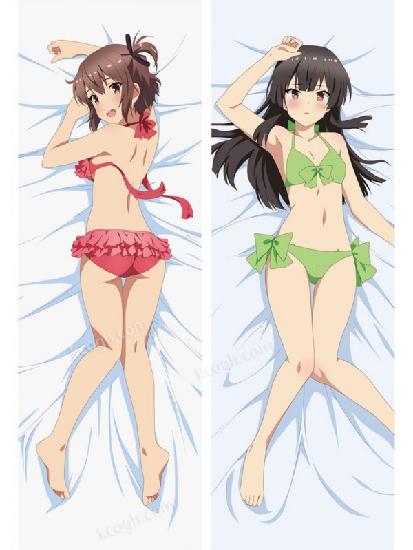 Kanami Eto and Hiyori Jujo - Katana Maidens Toji No Miko Japanese hug dakimakura pillow