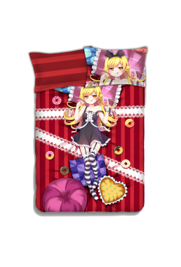 Oshino Shinobu-Bakemonogatari Anime Bed Sheet Duvet Cover with Pillow Covers