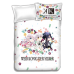 K Project Anime Bedding Sets,Bed Blanket & Duvet Cover,Bed Sheet with Pillow Covers