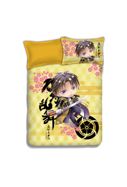 Heshikiri Hasebe - Touken Ranbu Anime 4 Pieces Bedding Sets,Bed Sheet Duvet Cover with Pillow Covers