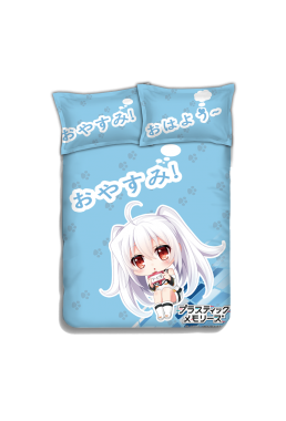 Isla - Plastic Memories Japanese Anime Bed Sheet Duvet Cover with Pillow Covers