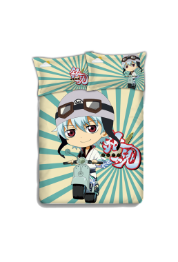 Gintoki Sakata - Gintama Japanese Anime Bed Sheet Duvet Cover with Pillow Covers