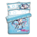 Miku Hatsune - Vocaloid Anime 4 Pieces Bedding Sets,Bed Sheet Duvet Cover with Pillow Covers