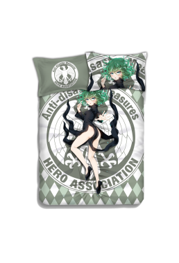 Tornado of Terror Tatsumaki - One Punch Man Bedding Sets,Bed Blanket & Duvet Cover,Bed Sheet with Pillow Covers