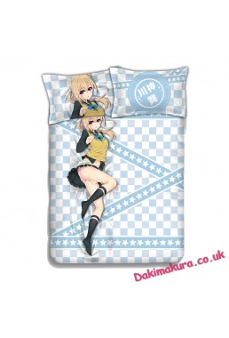 IZUMI Reina Anime Bedding Sets,Bed Blanket & Duvet Cover,Bed Sheet with Pillow Covers