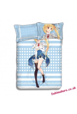 Lisesharte Atismata-Undefeated Bahamut Chronicle 4 Pieces Bedding Sets,Bed Sheet Duvet Cover with Pillow Covers