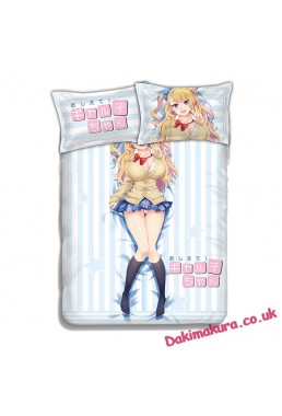 Oshiete Gyaruko-chan Anime Bedding Sets,Bed Blanket & Duvet Cover,Bed Sheet with Pillow Covers