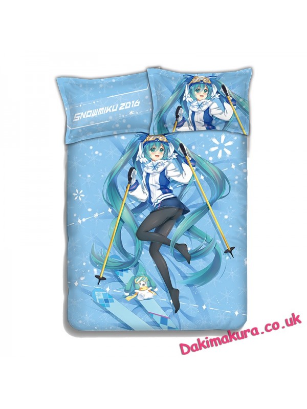 Miku Hatsune - Vocaloid Bedding Sets,Bed Blanket & Duvet Cover,Bed Sheet with Pillow Covers