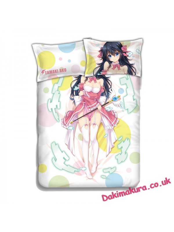 Tamaki Ako-netoge no yome wa onnanoko ja nai to omotta 4 Pieces Bedding Sets,Bed Sheet Duvet Cover