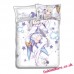 Emilia - Re Zero Anime 4 Pieces Bedding Sets,Bed Sheet Duvet Cover with Pillow Covers