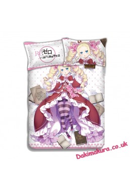 Beatrice - Re Zero Japanese Anime Bed Blanket Duvet Cover with Pillow Covers