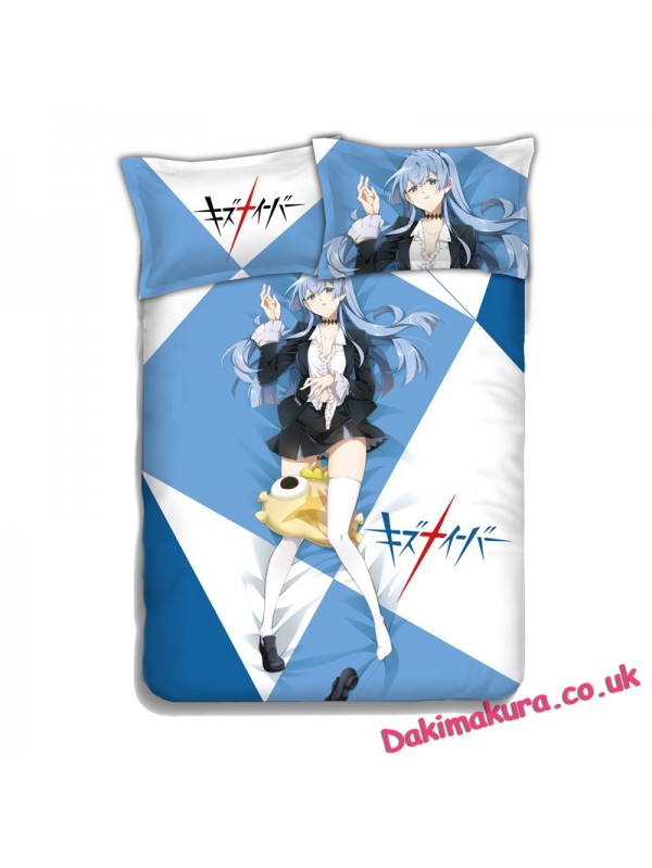 Noriko Sonozaki - Kiznaiver Japanese Anime Bed Blanket Duvet Cover with Pillow Covers