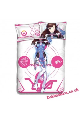 D.Va - Overwatch Japanese Anime Bed Blanket Duvet Cover with Pillow Covers