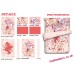 Flandre Scarlet Remilia Scarlet-Touhou Project Anime 4 Pieces Bedding Sets,Bed Sheet Duvet Cover