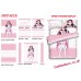 Sakurauchi Riko-LoveLive Sunshine Anime 4 Pieces Bedding Sets,Bed Sheet Duvet Cover with Pillow Covers