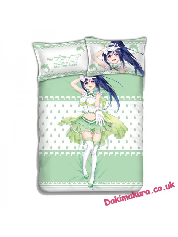 Kanan Matsuura-LoveLive Sunshine Japanese Anime Bed Blanket Duvet Cover with Pillow Covers