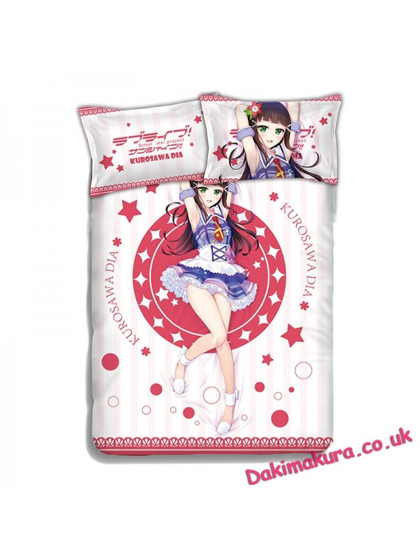 Kurosawa Dia-LoveLive Sunshine Bedding Sets,Bed Blanket & Duvet Cover,Bed Sheet with Pillow Covers