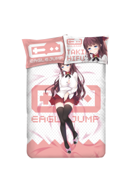 Takimoto Hifumi - New Game Anime Bedding Sets,Bed Blanket & Duvet Cover,Bed Sheet with Pillow Covers