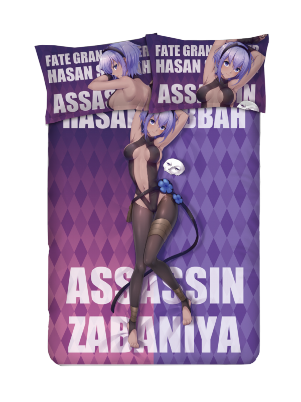 Assassin - Fate Grand Order Anime Bed Sheet Duvet Cover with Pillow Covers