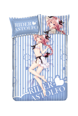 Astolfo - Fate blue Anime Bed Blanket Duvet Cover with Pillow Covers