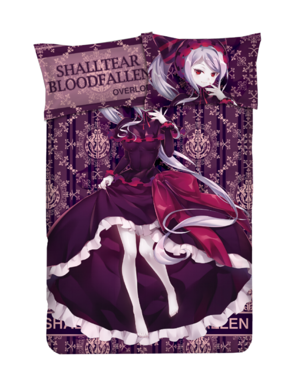 Shalltear bloodfallen-Overlord Anime Bed Blanket Duvet Cover with Pillow Covers