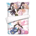 Mei Aihara and Yuzu Aihara - Citrus Anime 4 Pieces Bedding Sets,Bed Sheet Duvet Cover with Pillow Covers