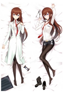 Kurisu Makise - Steins Gate Hugging body anime cuddle pillowcovers