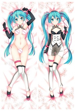 Hatsune Miku - Vocaloid Japanese character body dakimakura pillow cover