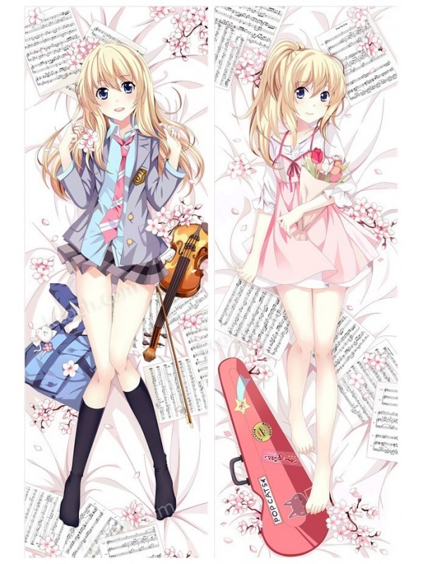 Miyazono Kaori-Your Lie in April Full body waifu japanese anime pillowcases