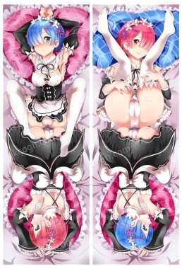 Ram and Rem - Re Zero Dakimakura 3d pillow japanese anime pillow case